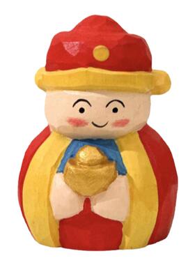 小财神新年祝福桌面摆件