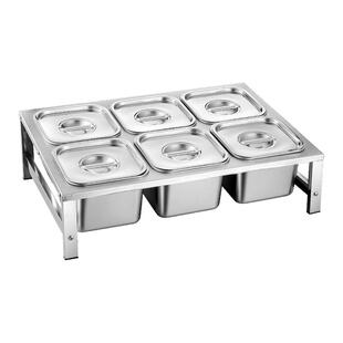 调料架商用厨房304不锈钢调味盒火锅自助调料摆摊冰粉奶茶小料架