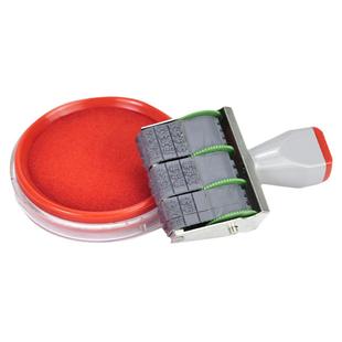 新款大写支票日期可调印章财务拨号转轮数字章可调拨号收据发票支票专用繁体手动印码器