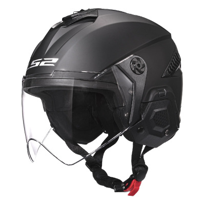 LS2摩托车头盔电动车夏季半盔