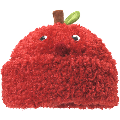 畹町苹果甜心圣诞红围脖毛绒帽