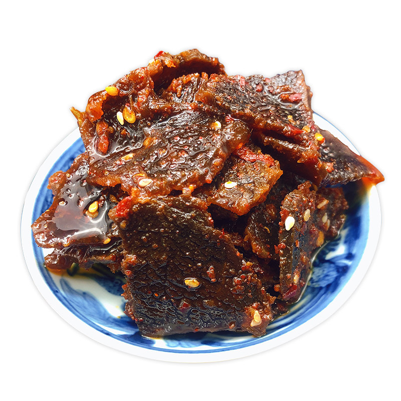 湖南特产爱成瑶妹手工香辣牛肉片