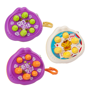 儿童卡通掌上迷你趣味打地鼠游戏敲打机男女孩宝宝玩具按按乐早教