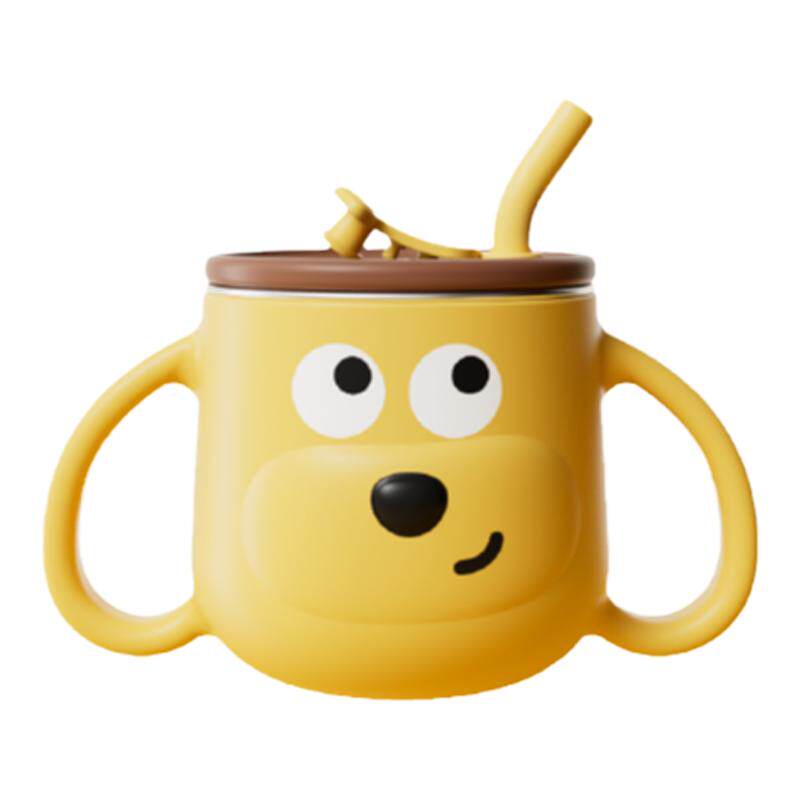 dooxy小狗牛奶杯2-3岁以上幼儿园