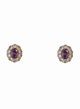 仲夏之梦｜紫色鸽子蛋珠宝套装