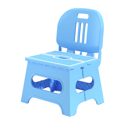 沁康加厚塑料靠背椅可折叠用户