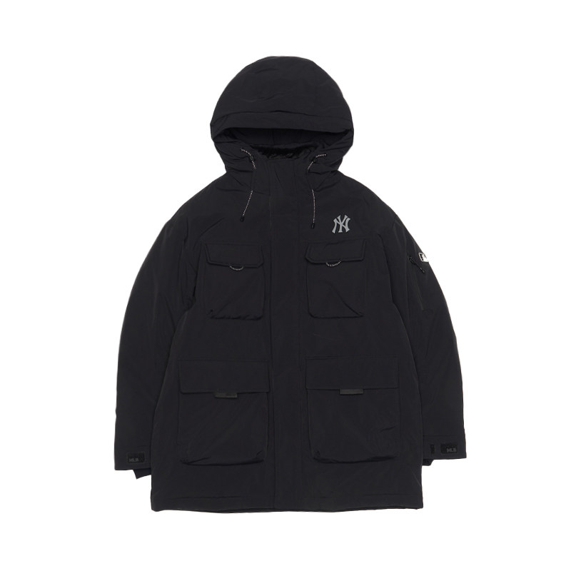 【正品】MLB情侣工装羽绒服