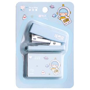 订书机迷你小号学生用订书器钉书机小型家用高颜值订书器办公用装订机定书机外卖打包专用手握式省力钉子儿童