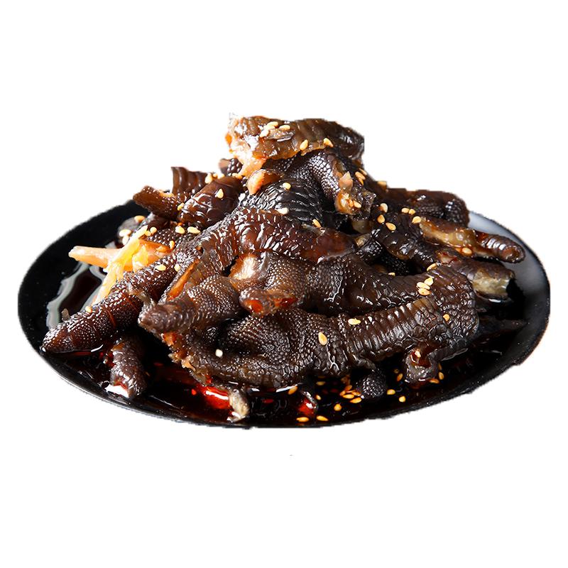 春之源无骨鸡爪麻辣脱骨凤爪冷冻去骨红油凉拌黑鸡脚商用顺丰包邮
