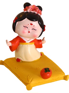 国风唐仕女摆件手机支架2026新款