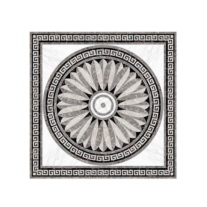 800x800瓷砖入户玄关客厅拼花