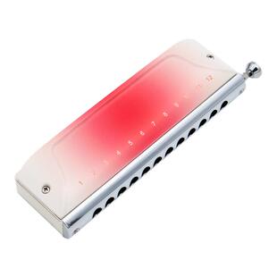 孔声半音阶口琴国风系列渐变盖板口琴初学者入门口琴成人旗舰正品