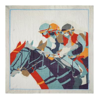 100%纯山羊绒大方巾丝巾薄款披肩