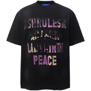 From Mars Graded ancient character short-sleeved T-shirt