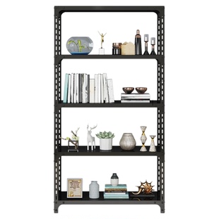 角钢货架置物架多层落地超市展示架书架鞋架收纳架仓库家用储物架