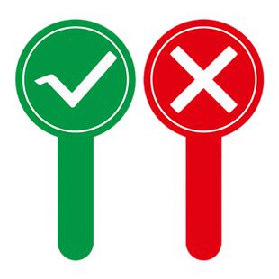 对错手举牌定制会议表决同意反对课堂互动道具双面打分团建游戏用