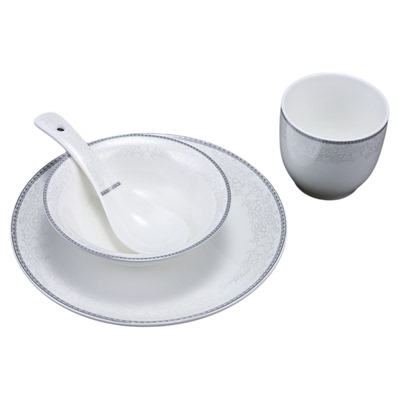 陶瓷摆台四件套饭店酒店摆台餐具