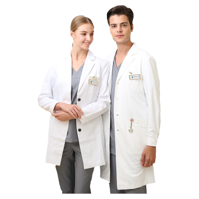 药店长款定制高级医美工服白大褂