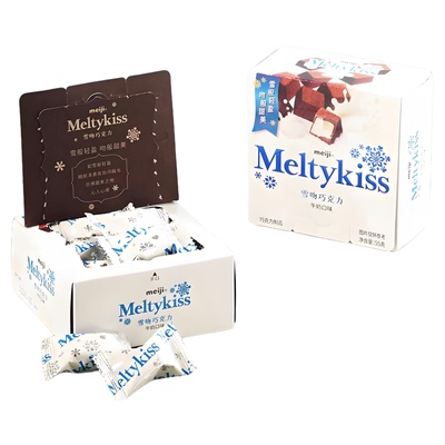 明治meiji雪吻巧克力动漫同品牌