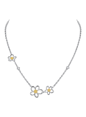 ZEGL花朵项链女款气质锁骨链