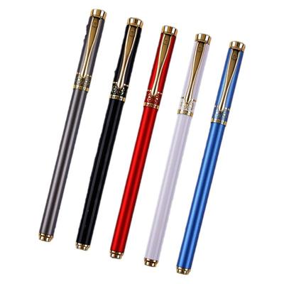 罗氏金属笔杆0.5mm黑色中性笔