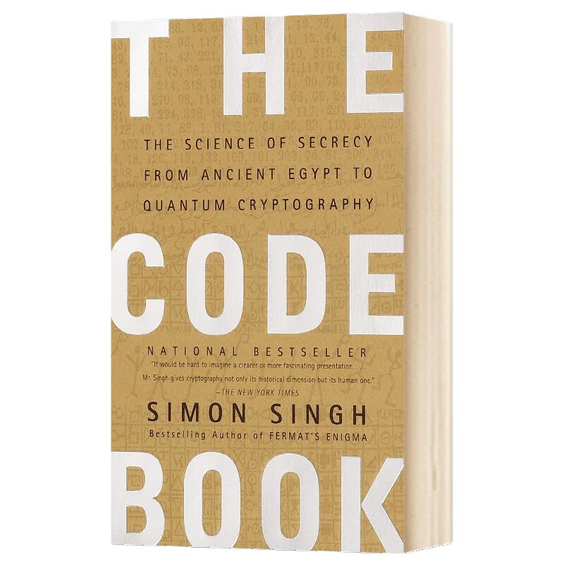 The Code Book 密码书 英文原版 编码与解码的战争 人类智力的另类较量 密码故事 密码书 Simon Singh 全英文版进口英语书籍
