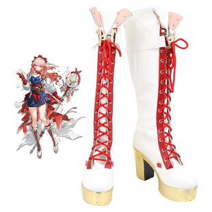 Cosplay鞋明日方舟 不归花火 遥小姐Cosplay鞋cos鞋定制