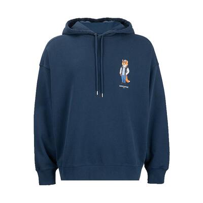 MaisonKitsune全棉套头连帽衫男