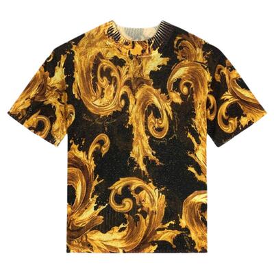 【季末优惠】VERSACE JEANS COUTURE 女士印花针织T恤