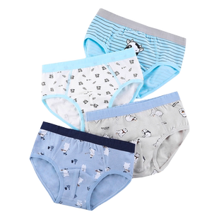 优乐宜儿童内裤男童纯棉三角短裤宝宝男孩女童中大童A类抗菌底裤