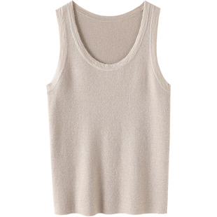 舒服到炸！版型好又好搭~精纺纯山羊绒背心女纯羊绒毛衣吊带秋冬