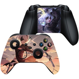 适用微软XboxseriesX手柄贴纸彩贴XSX手柄贴纸贴膜卡通贴seriess