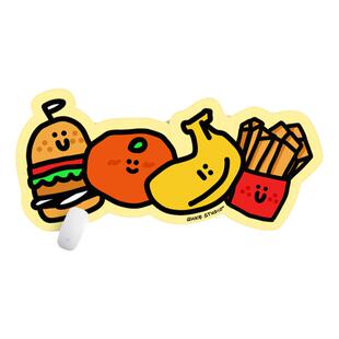 趣壳原创卡通学生书桌大号鼠标垫加厚电脑办公桌面垫可爱水果防滑