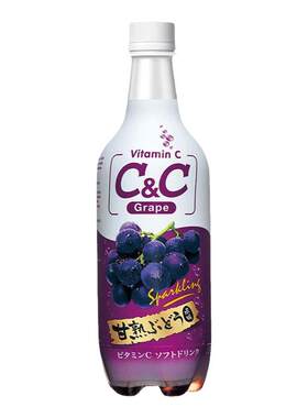 台湾黑松葡萄味气泡气泡果汁柠檬