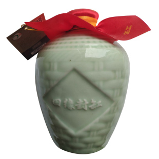 九江特产田缘封缸酒正宗陈年糯米黄酒甜型黄酒坛装陶瓷小壶500ml