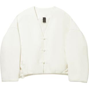 中国李宁功夫系列棉服女士上衣春季宽松运动服