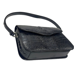 潮流新款宴会时尚正品泰国鳄鱼皮单肩斜跨女包特价清仓厂价直销