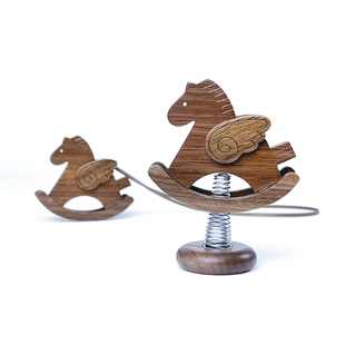 SURISHI苏黎拾木小飞马汽车后视镜挂件摇摇马挂饰摆件可爱高级感