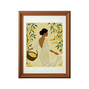 复古实木画框挂墙定制4Ka4空框装裱儿童8kA2油画相框框架裱框28a3