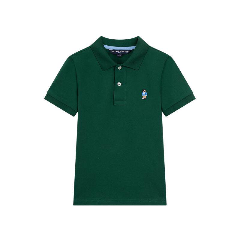 TeenieWeenieKids简约棉POLO衫