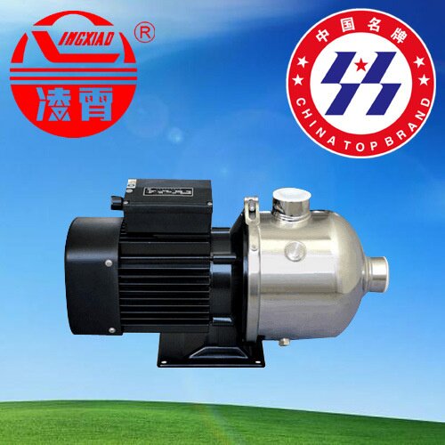 正品凌霄不锈钢卧式多级离心泵CMF家用变频增压泵循环防腐蚀水泵