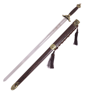 不锈钢太极剑晨练剑武术剑健身训练表演武当木兰男女老年未开刃