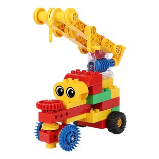 兼容乐9656大颗粒机械齿轮积木高科技教具套装幼儿园机构儿童玩具