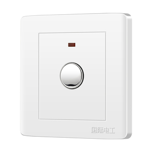 86型暗装二线楼道感应触摸延时节能led灯220V物业声控开关面板