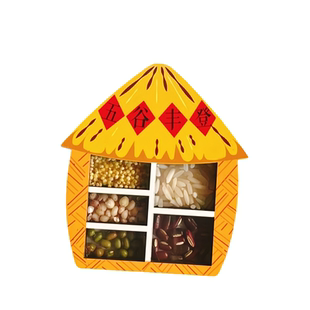 五谷丰登冰箱贴文创乔迁之喜装饰个性创意高级感木质冰箱磁贴磁吸