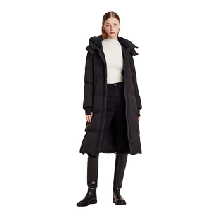 现货速发|歌莉娅长款鹅绒羽绒服女冬季新款户外加厚收腰极寒外套