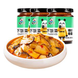 饭扫光下饭菜爆炒金针菇205g*3瓶