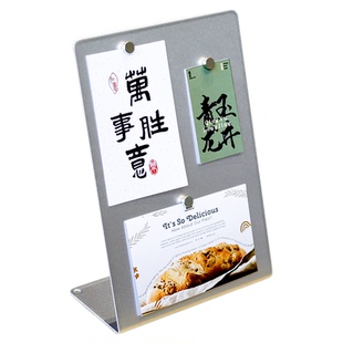 铁金属商品价格表展示牌磁吸标价签立式高档自助餐菜品标签牌明码标价牌特价标识牌价码牌a4A5立牌广告牌摆台