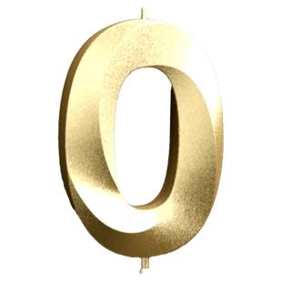 吸塑装特大号数字蜡烛歌剧院风金色周岁生日蛋糕装饰祝寿无烟儿童