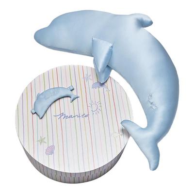 MANITO/曼尼陀Ocean Blue 海豚礼盒桑蚕丝抱枕眼罩卧室靠枕丝绵